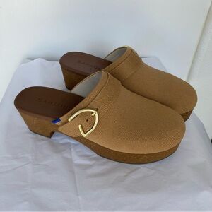 Rothy’s womens clogs tan 9.5 shoes slip ons NEW